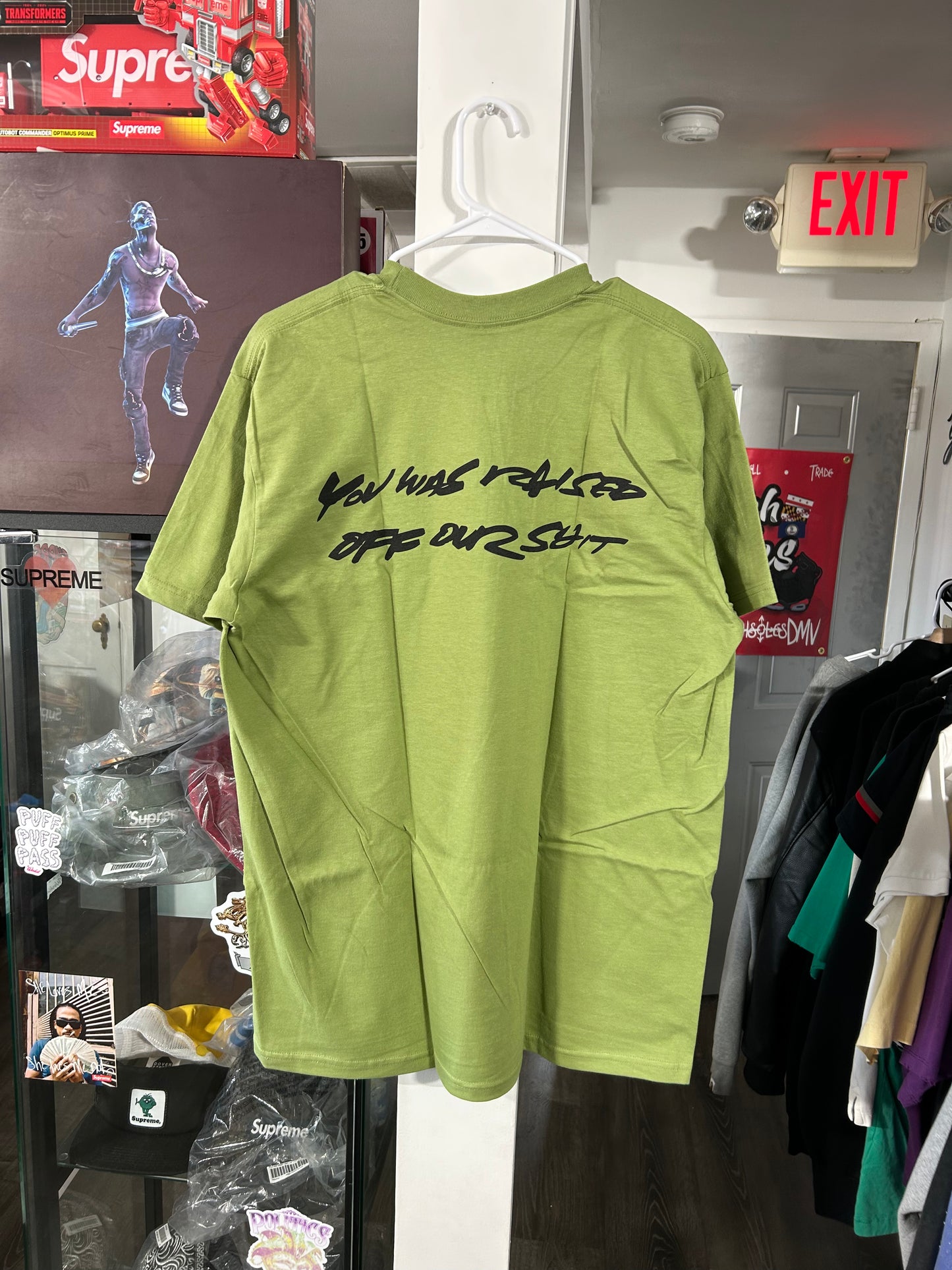 Futura Box Logo Tee ‘Moss’