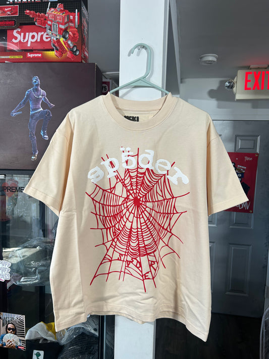 Sp5der Legacy Logo Tee ‘Cream’