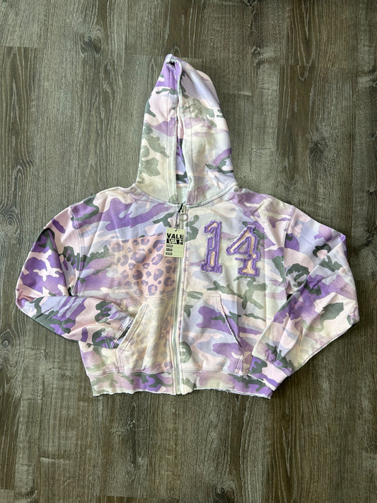 ‘Purple Wayne’ zip up hoodie