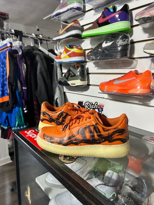 Orange Skeleton AF1 Low