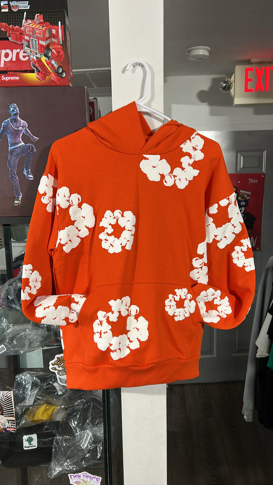 Cotton Wreath Hoodie